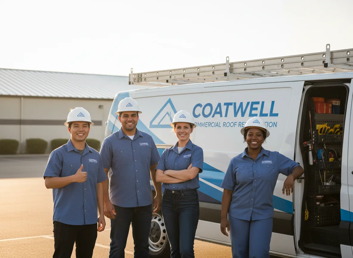 Commercial roof coating company in Crumpler, NC